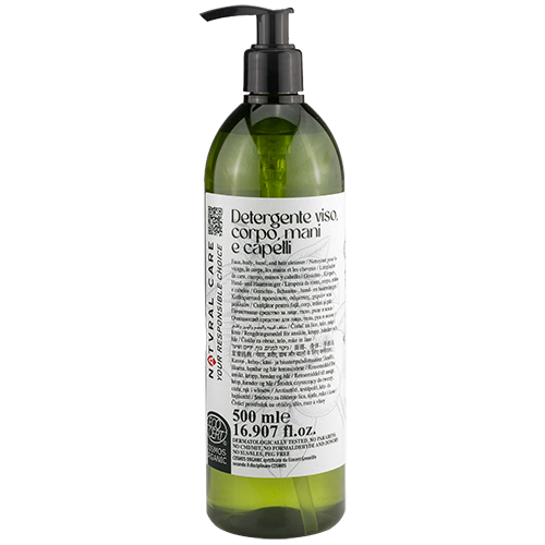Detergente Viso Corpo Mani e Capelli 500ml Dispenser